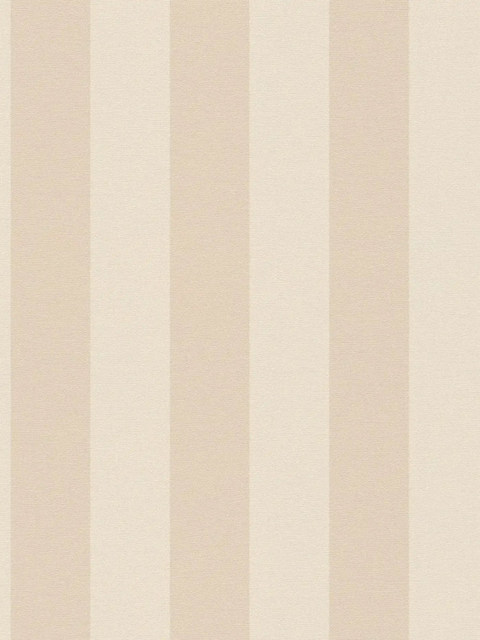 Bold Bands - Stripe Wallpaper - Cream