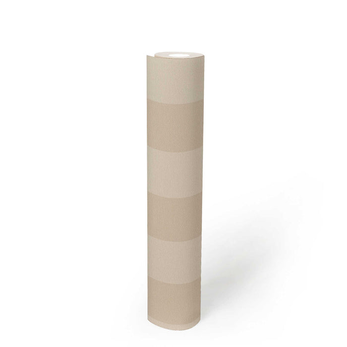 Bold Bands - Stripe Wallpaper - Cream
