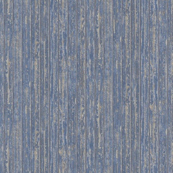 Bordage textured Vinyl Wallpaper - Blue