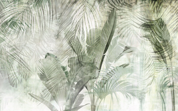 Botanical Boho - Custom Sized Wallpaper Mural (per m2)
