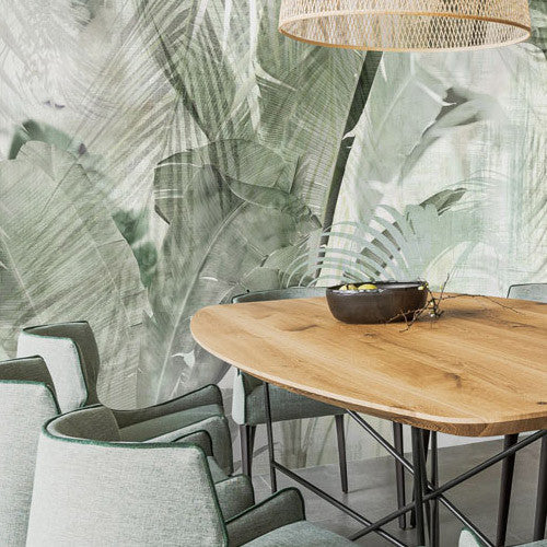 Botanical Boho - Custom Sized Wallpaper Mural (per m2)