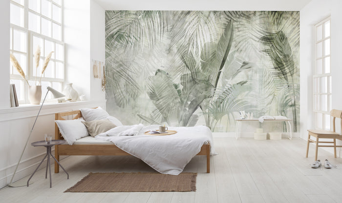 Botanical Boho - Custom Sized Wallpaper Mural (per m2)