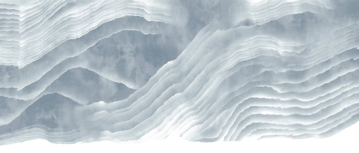 Boulevard Cloudy Peak Texture Plus - Blue Grey - Custom Sized Wallpaper Mural (per m2)