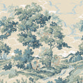 Boulogner Forest - Custom Sized Wallpaper Mural (per m2) - Blue