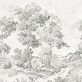 Boulogner Forest - Custom Sized Wallpaper Mural (per m2) - Light Grey