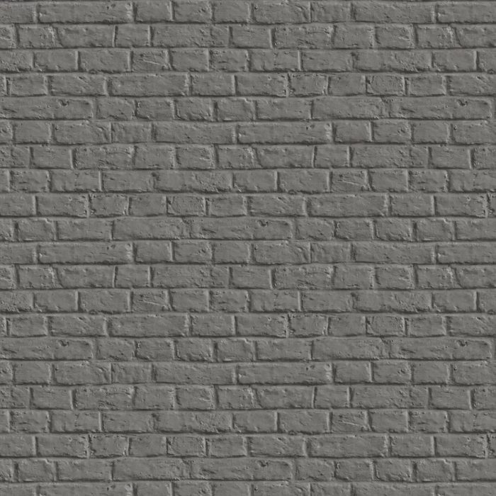 Brick Vinyl Wall Wallpaper - Charcoal Grey - Last 48 Rolls