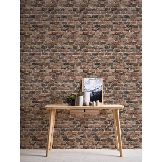 Brick Wallpaper - Brown Brick