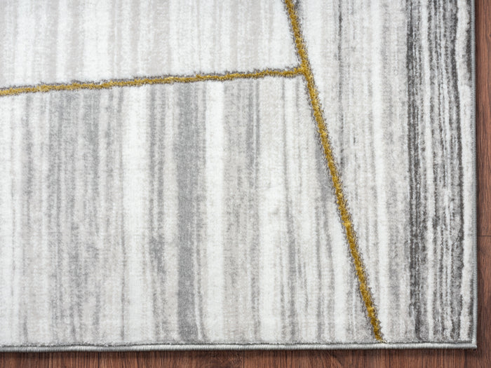 Brooklyn 5x8 Grey Area Rug - Adams Furniture