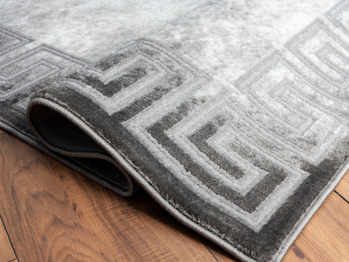 Brooklyn Grey and Gold Runner - Adams Furniture