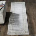 Brooklyn Grey, White and Gold Runner - Adams Furniture