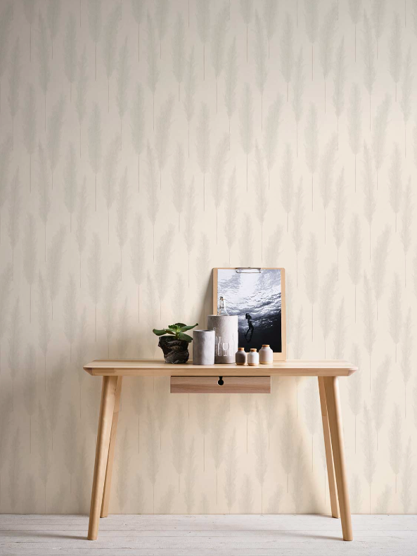 Brushed Grass Wallpaper - Beige