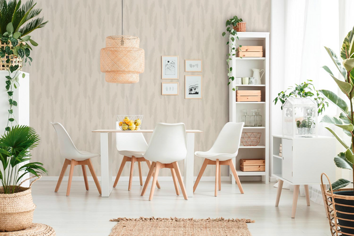 Brushed Grass Wallpaper - Beige