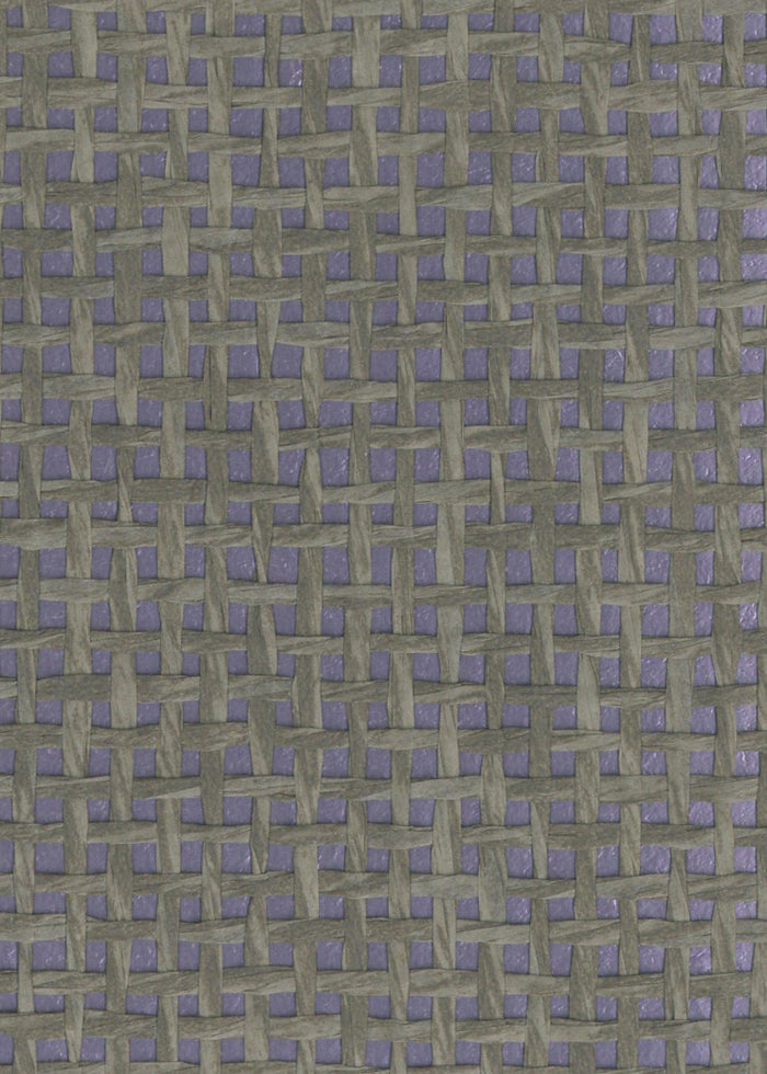 Burlap Fine Weave Grasscloth Wallpaper - Purple (On Metallic Purple)