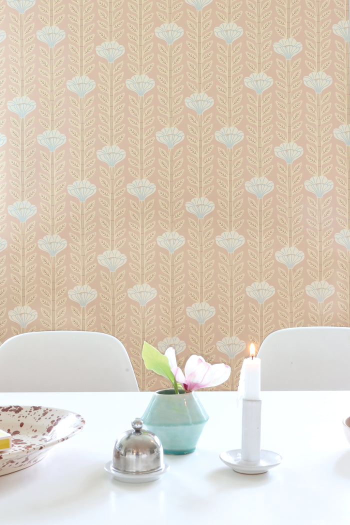 Caipirinha Wallpaper - Coral Blush