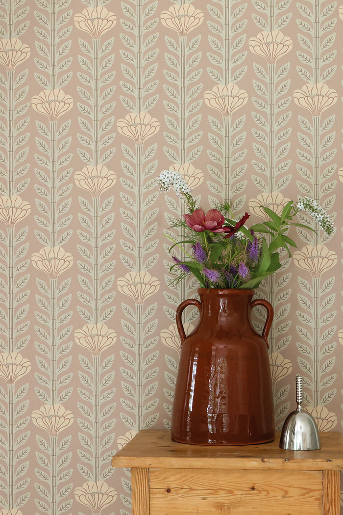 Caipirinha Wallpaper - Misty Taube Brown