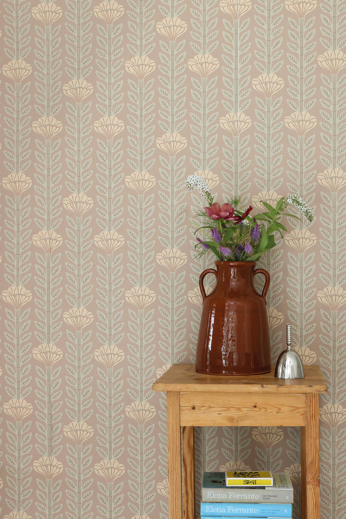 Caipirinha Wallpaper - Misty Taube Brown