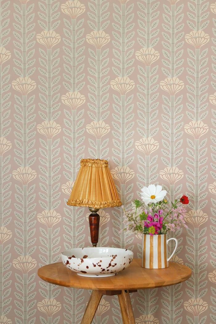 Caipirinha Wallpaper - Misty Taube Brown