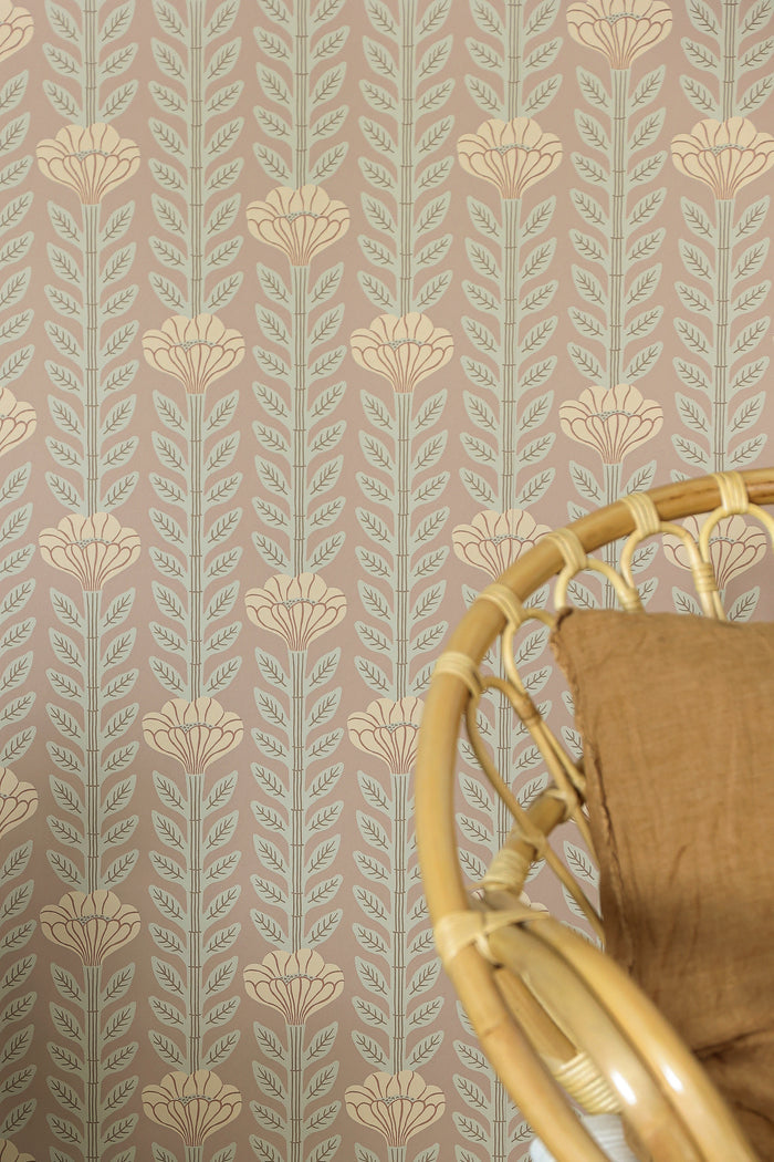 Caipirinha Wallpaper - Misty Taube Brown