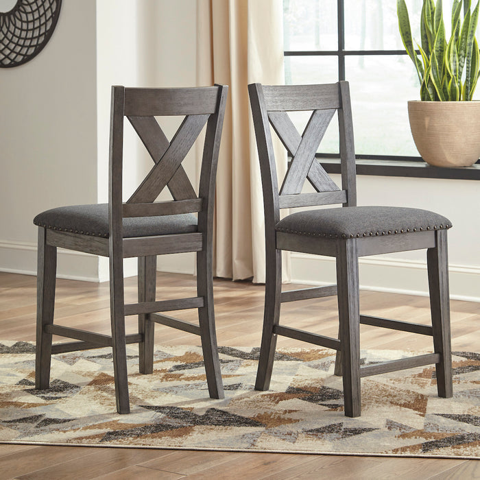 Caitbrook Upholstered Stool (Set of 2) - Adams Furniture