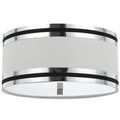 CAL LIGHTING FX-2295/1C 60-watt X 2 Paxton Semi Flush Mount Fixture