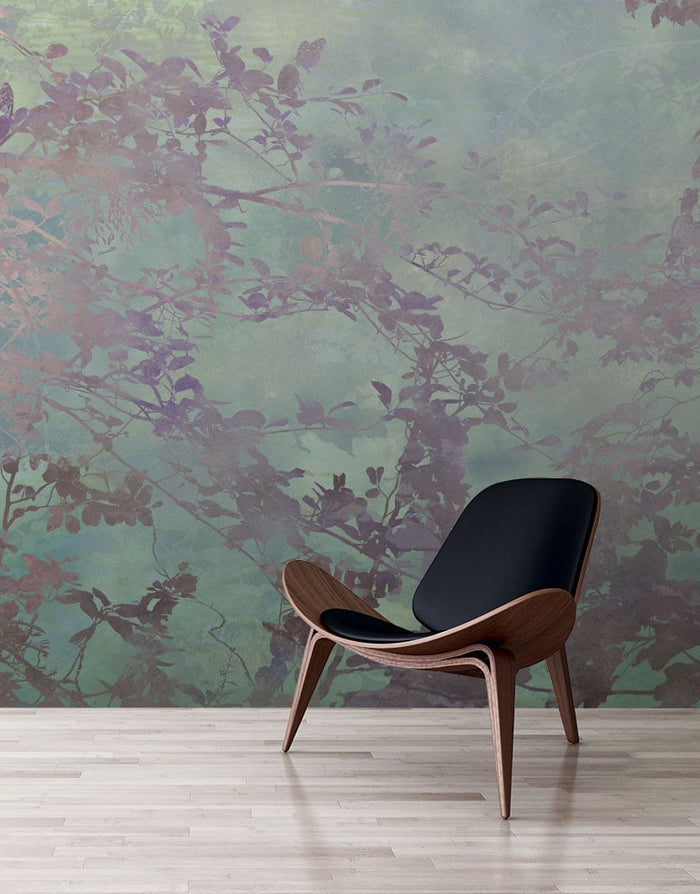 Calm Waters - Green Sage - Custom Sized Wallpaper Mural (per/m2)