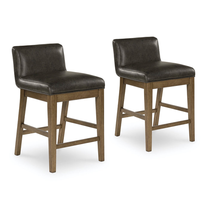 Cameron Upholstered Barstool (Set of 2) - Adams Furniture