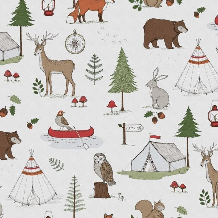 Camping Trip - Multi - Custom Sized Mural Wallpaper (per m2)