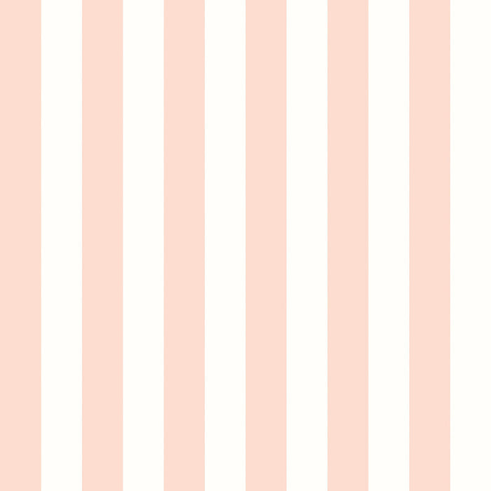 Candy Stripe Wallpaper - Blush