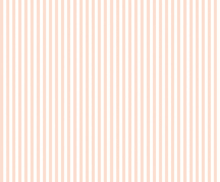 Candy Stripe Wallpaper - Blush