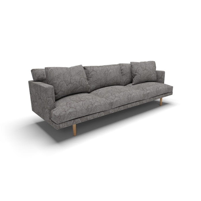 Casablanca Wave Fabric - Grey