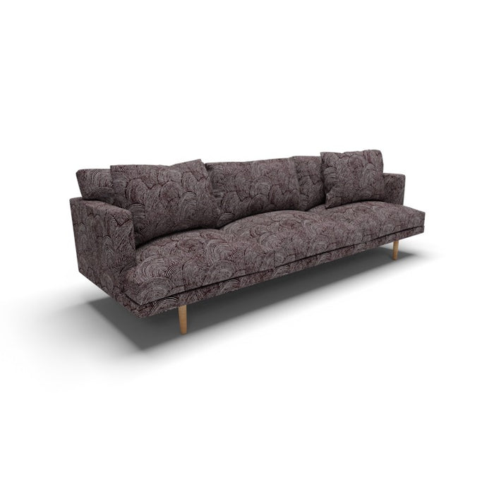 Casablanca Wave Fabric - Plum