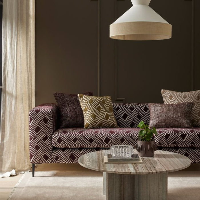 Casablanca Wave Fabric - Taupe