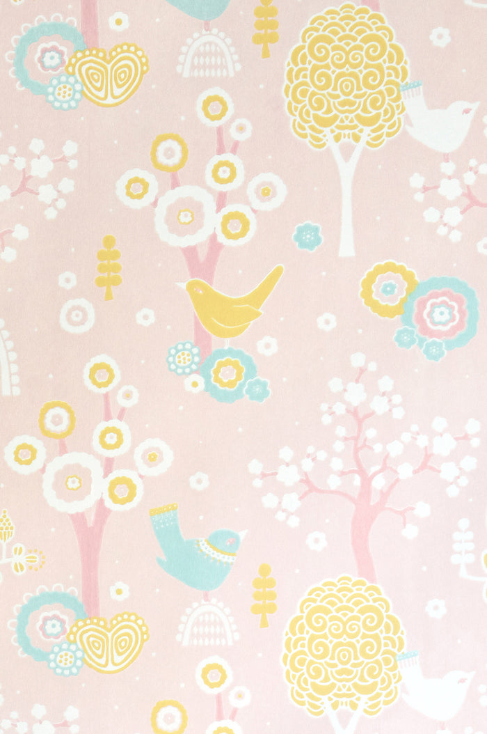 Cherry Valley Wallpaper - Pink