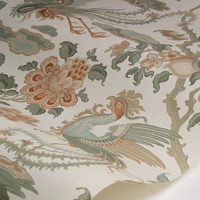 Chifu Chinoiserie Wallpaper - Blush