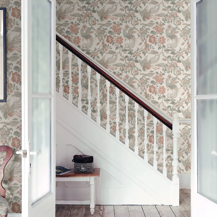 Chifu Chinoiserie Wallpaper - Blush