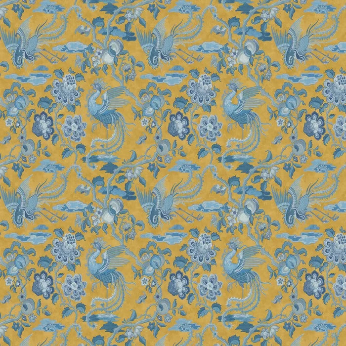 Chifu Chinoiserie Wallpaper - Ochre
