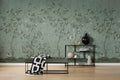 Chinoiserie Chic - Jade - Custom Sized Wallpaper Mural (per m2)