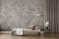 Chinoiserie Chic - Powder Beige - Custom Sized Wallpaper Mural (per m2)