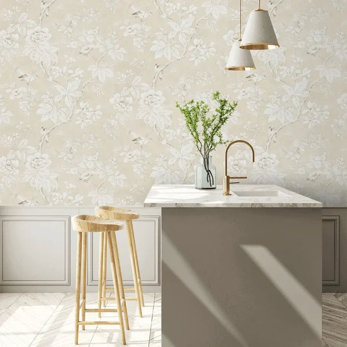 Chiswick Grove Wallpaper - Linen