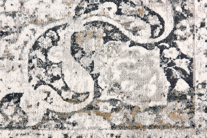 Christian 5x7 Grey Area Rug - Adams Furniture