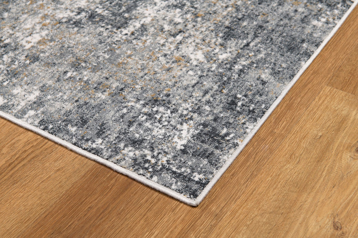 Christian Grey and Cream 5x8 Area Rug - Adams Furniture
