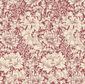 Chrysanthemum - Eden by Morris Wallpaper - Ruby Red
