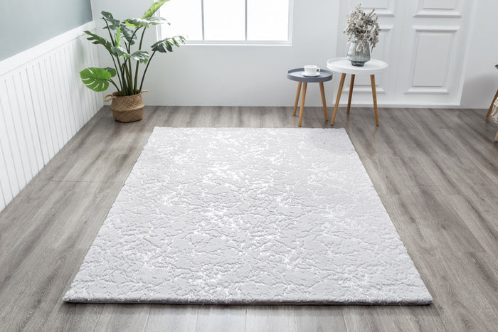 Chryso 5x7 Grey Area Rug - Adams Furniture