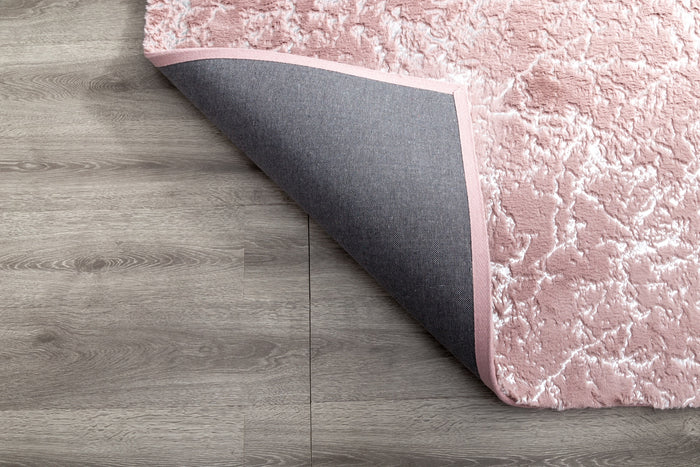 Chryso 5x7 Pink Area Rug - Adams Furniture