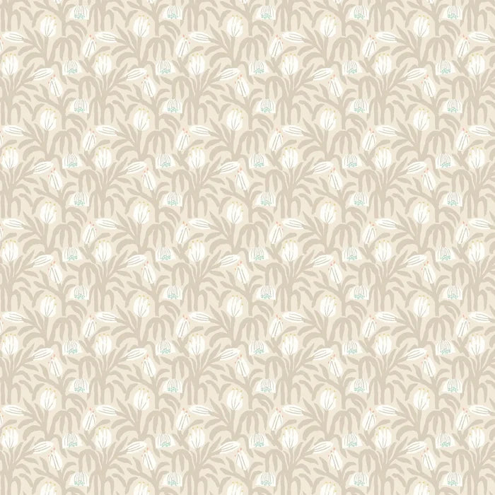 Chunky Flower Wallpaper - Hazelwood