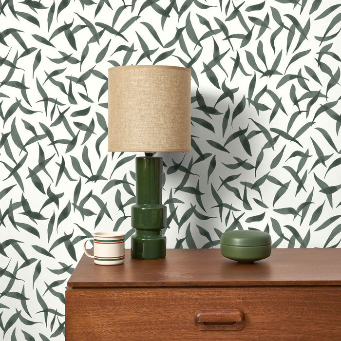 CLOS DES OLIVIERS  Wallpaper - Green Black