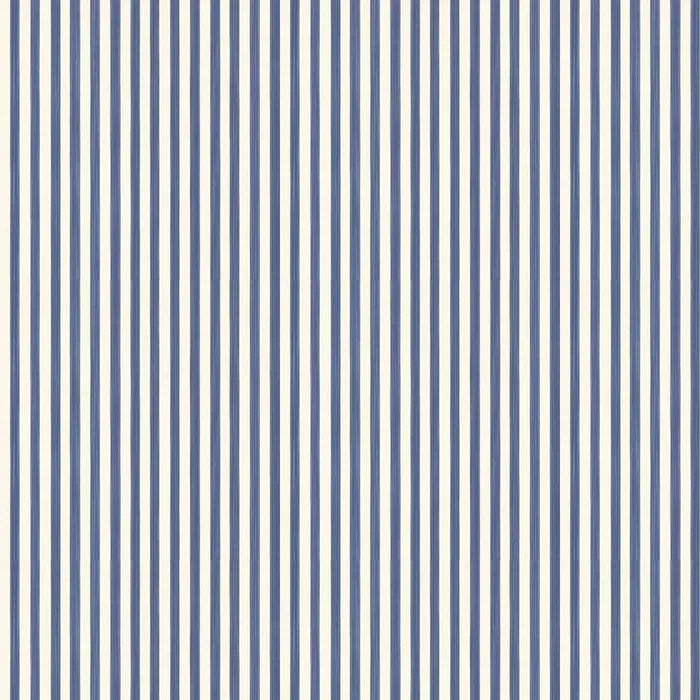 Closet Stripes Wallpaper - Indigo Blue/Off-White