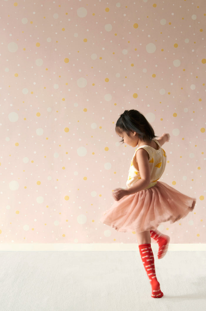 Confetti Wallpaper - Soft Pink