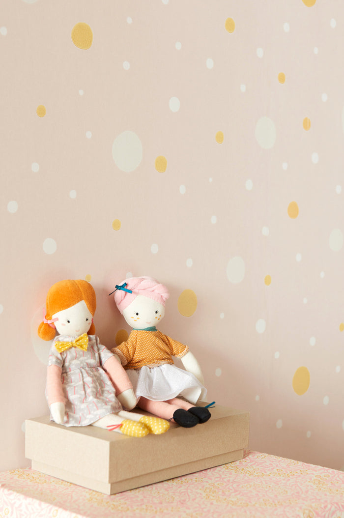 Confetti Wallpaper - Soft Pink