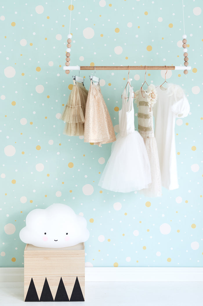 Confetti Wallpaper - Turquoise
